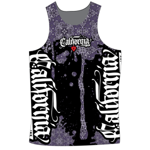 California Ink Singlet Purple