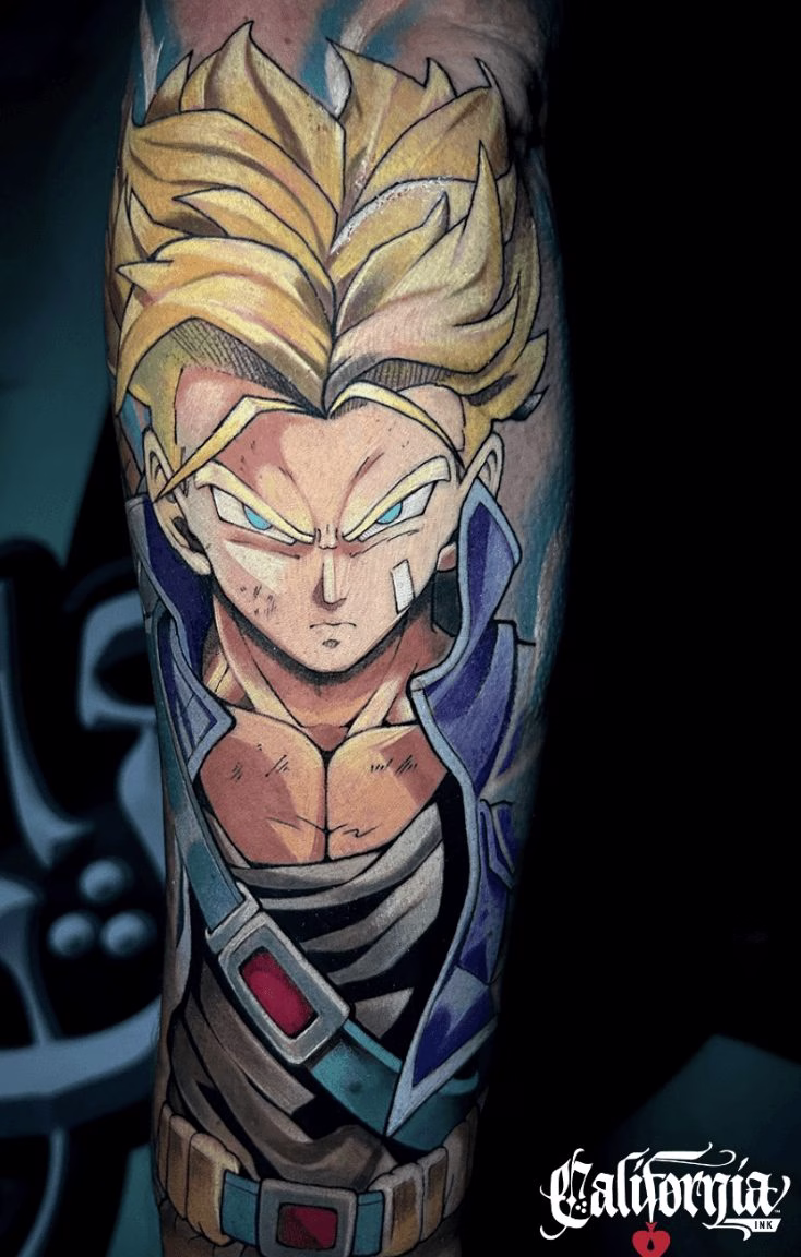 anime style tattoo dragon ball z