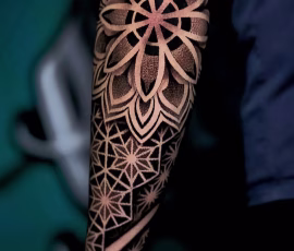 mandala tattoo piece