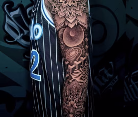 arm tattoo mandala