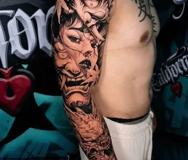 Japanese realism tattoo thailand