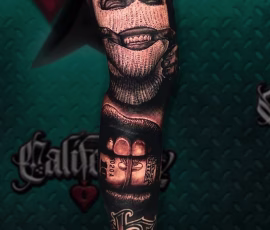 Chicano style tattoo bangkok