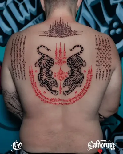 traditional Thai Sak Yant tattoo